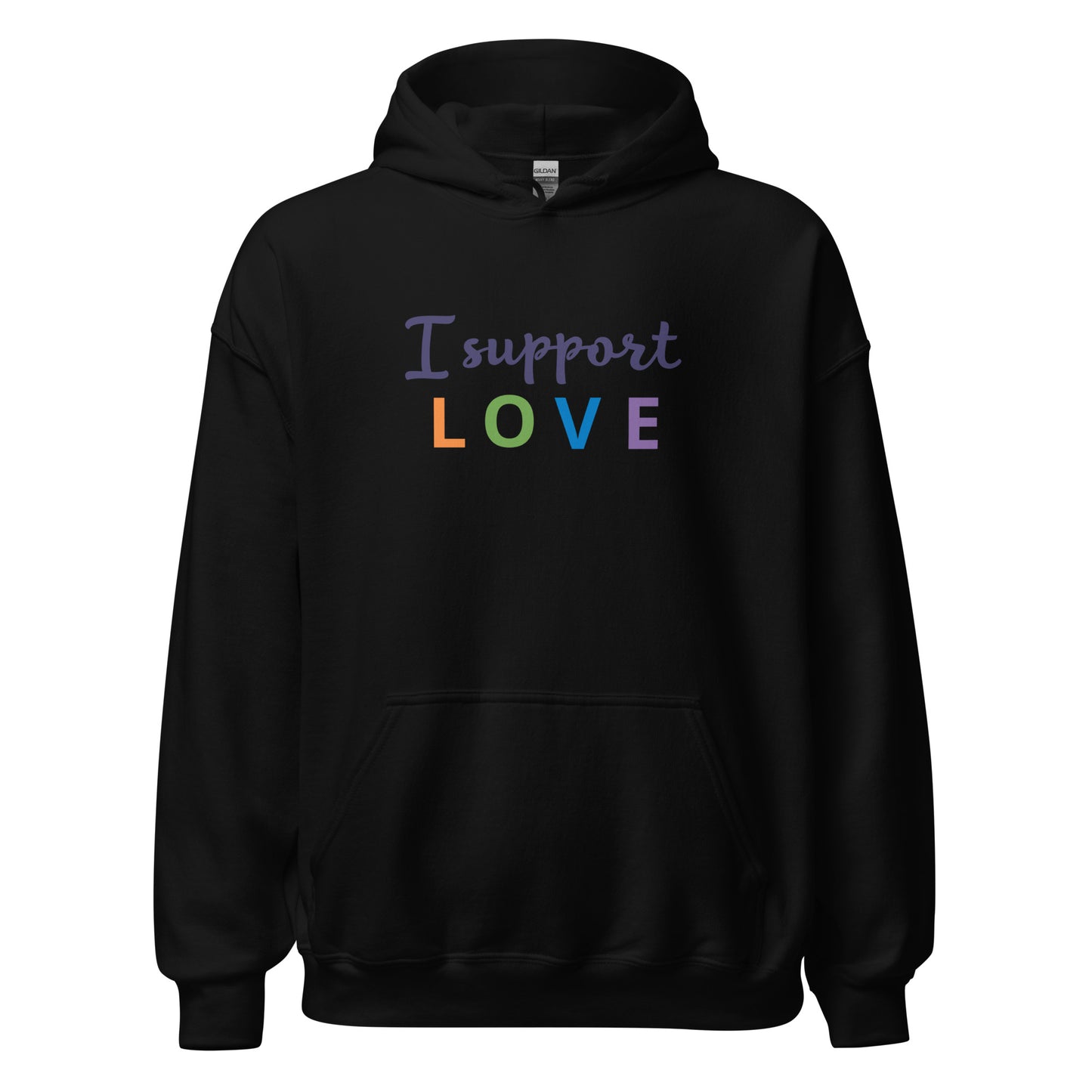 Unisex Heavy Blend Hoodie I Support Love