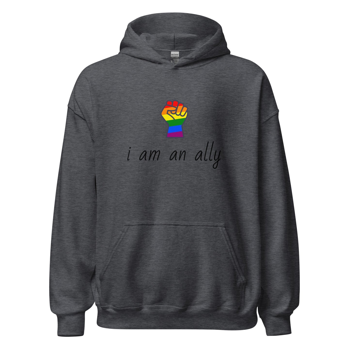 Unisex Heavy Blend Hoodie I am an Ally