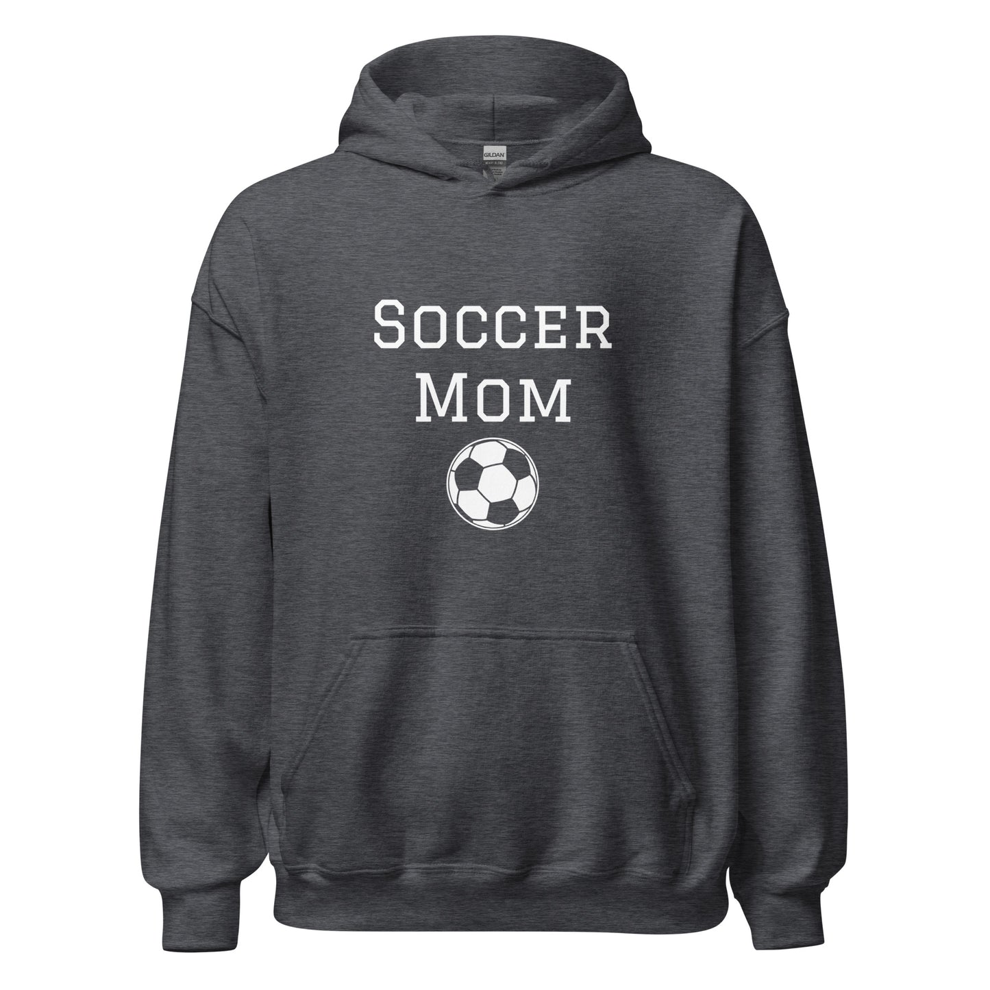 Unisex Heavy Blend  Hoodie Soccer Mom White Ink