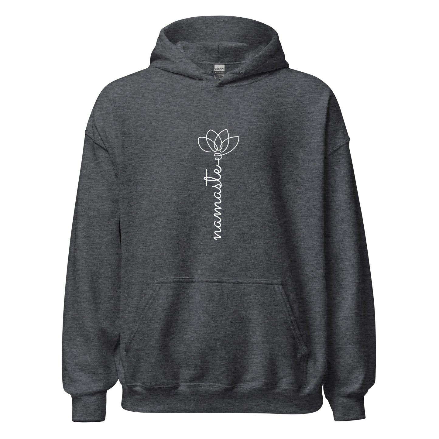 Unisex Heavy Blend Hoodie Namaste Lotus Line