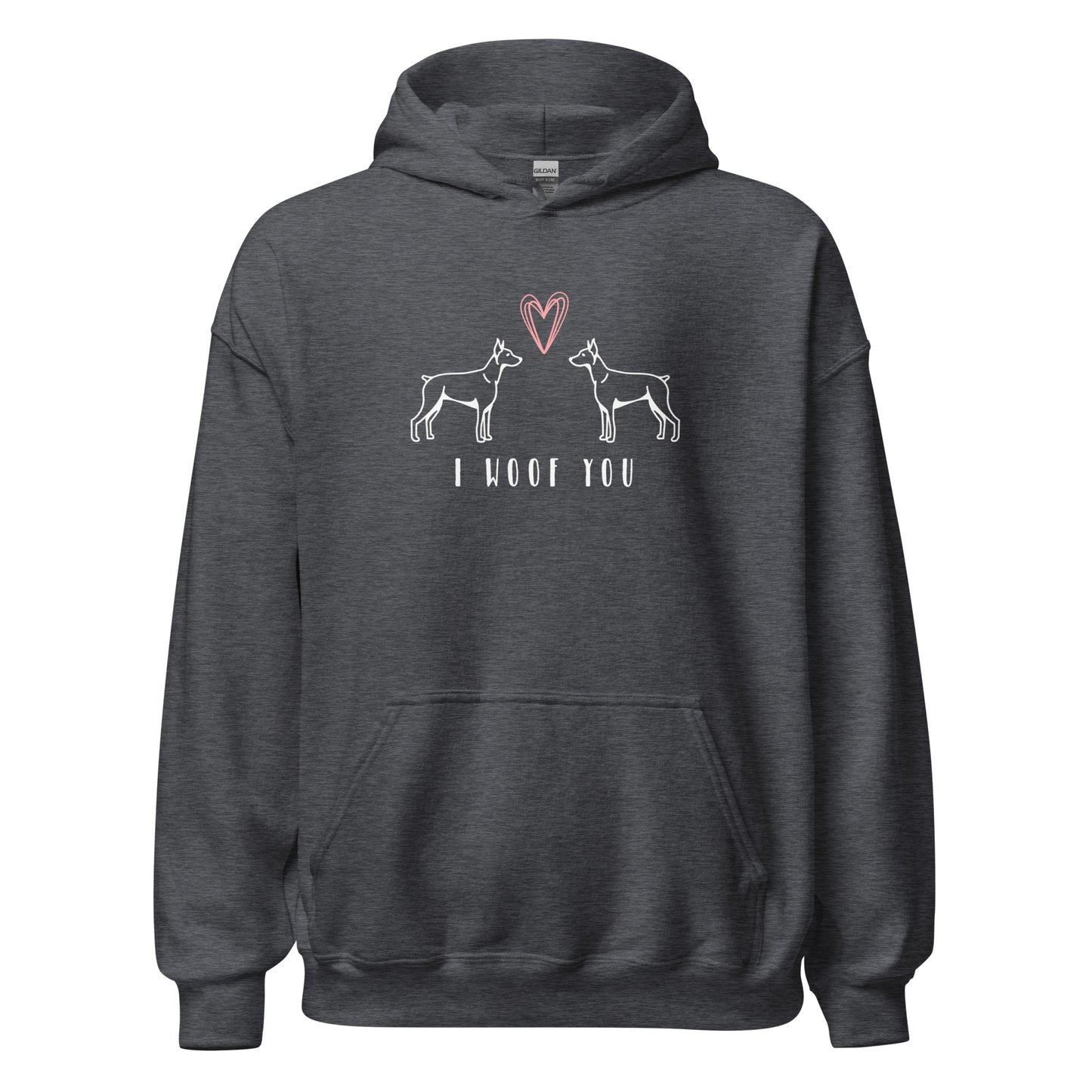 Unisex Heavy Blend Hoodie I Woof You