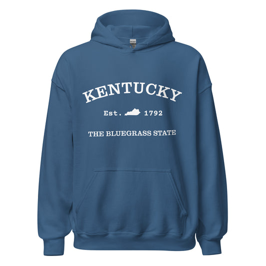 Unisex Heavy Blend Hoodie Kentucky white ink