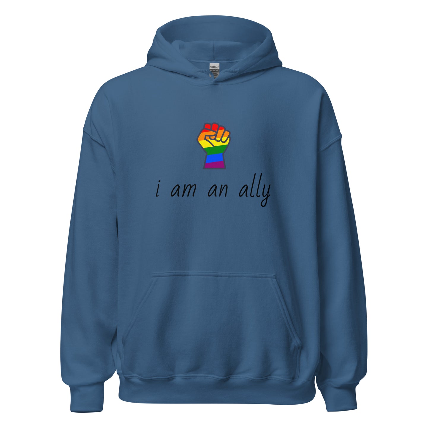 Unisex Heavy Blend Hoodie I am an Ally