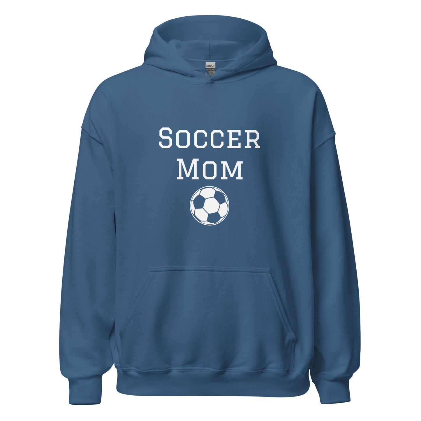 Unisex Heavy Blend  Hoodie Soccer Mom White Ink