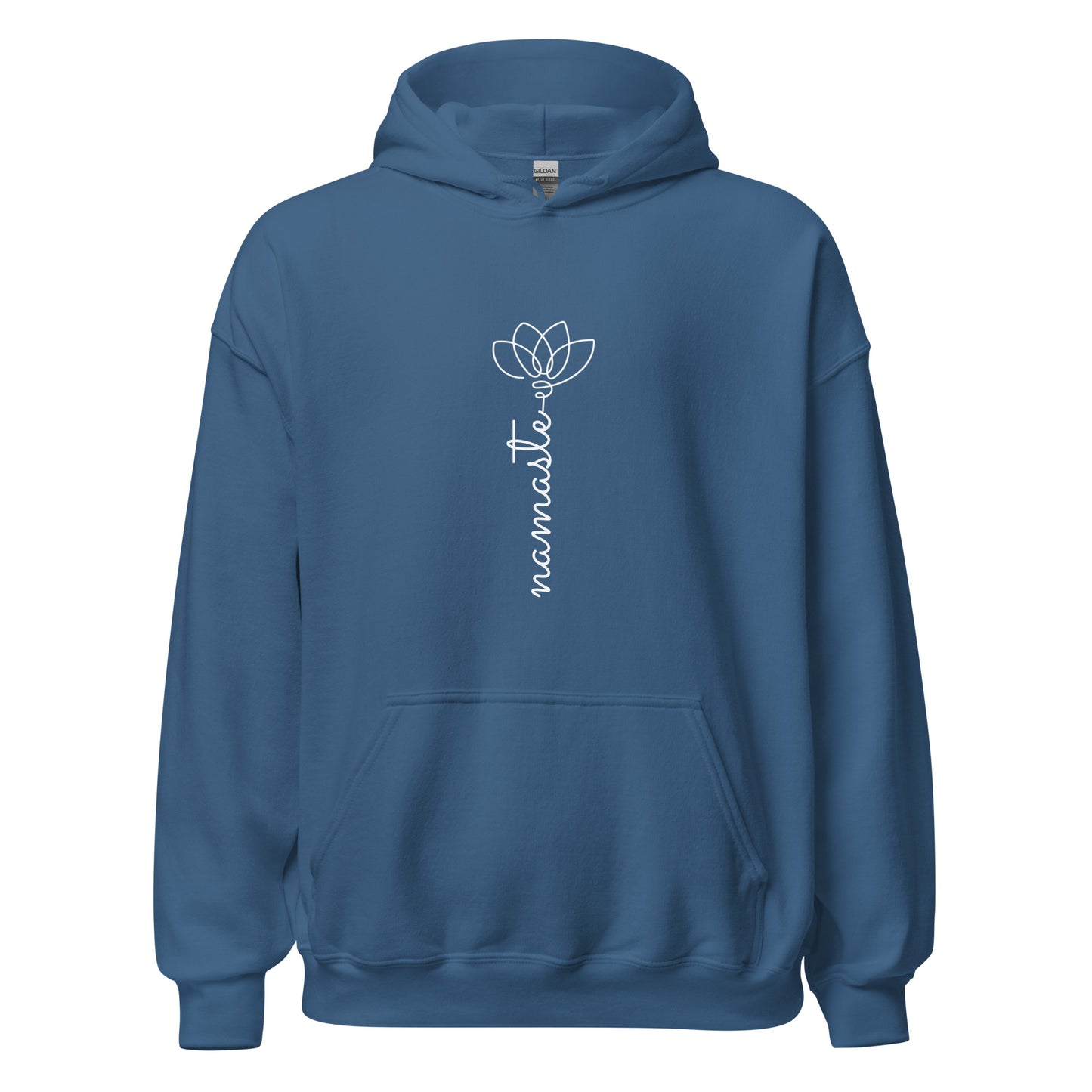 Unisex Heavy Blend Hoodie Namaste Lotus Line