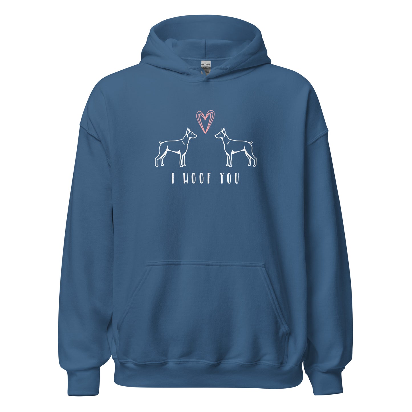 Unisex Heavy Blend Hoodie I Woof You