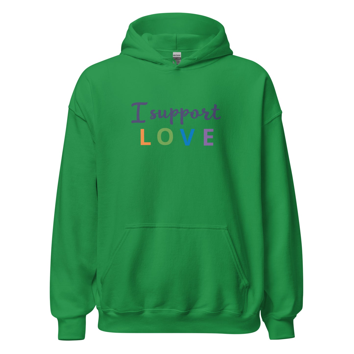 Unisex Heavy Blend Hoodie I Support Love