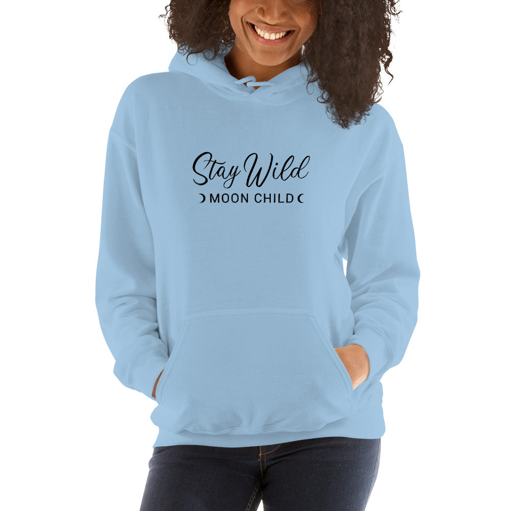 Unisex Heavy Blend Hoodie Stay Wild Moon Child