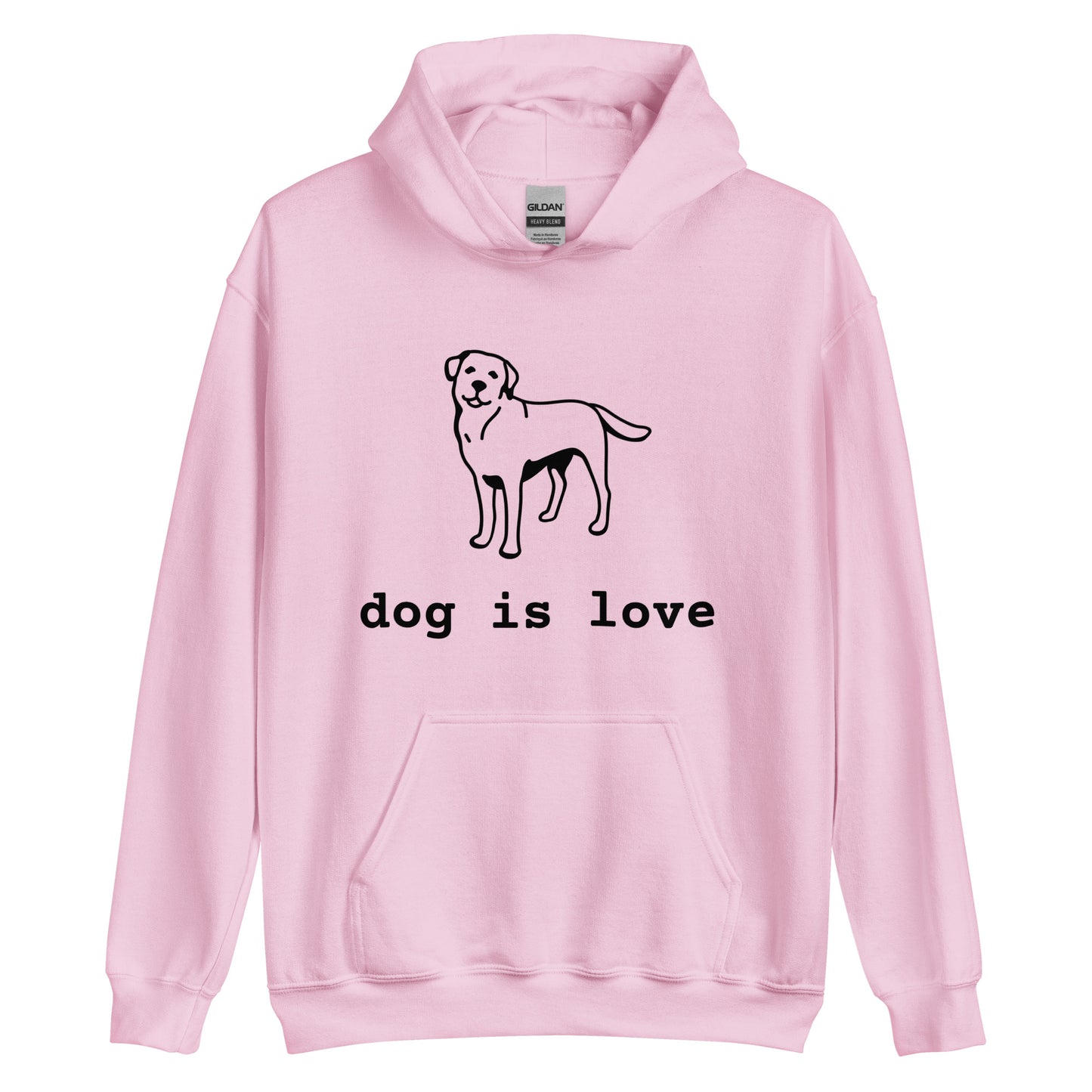 Unisex Hoodie Dog is Love