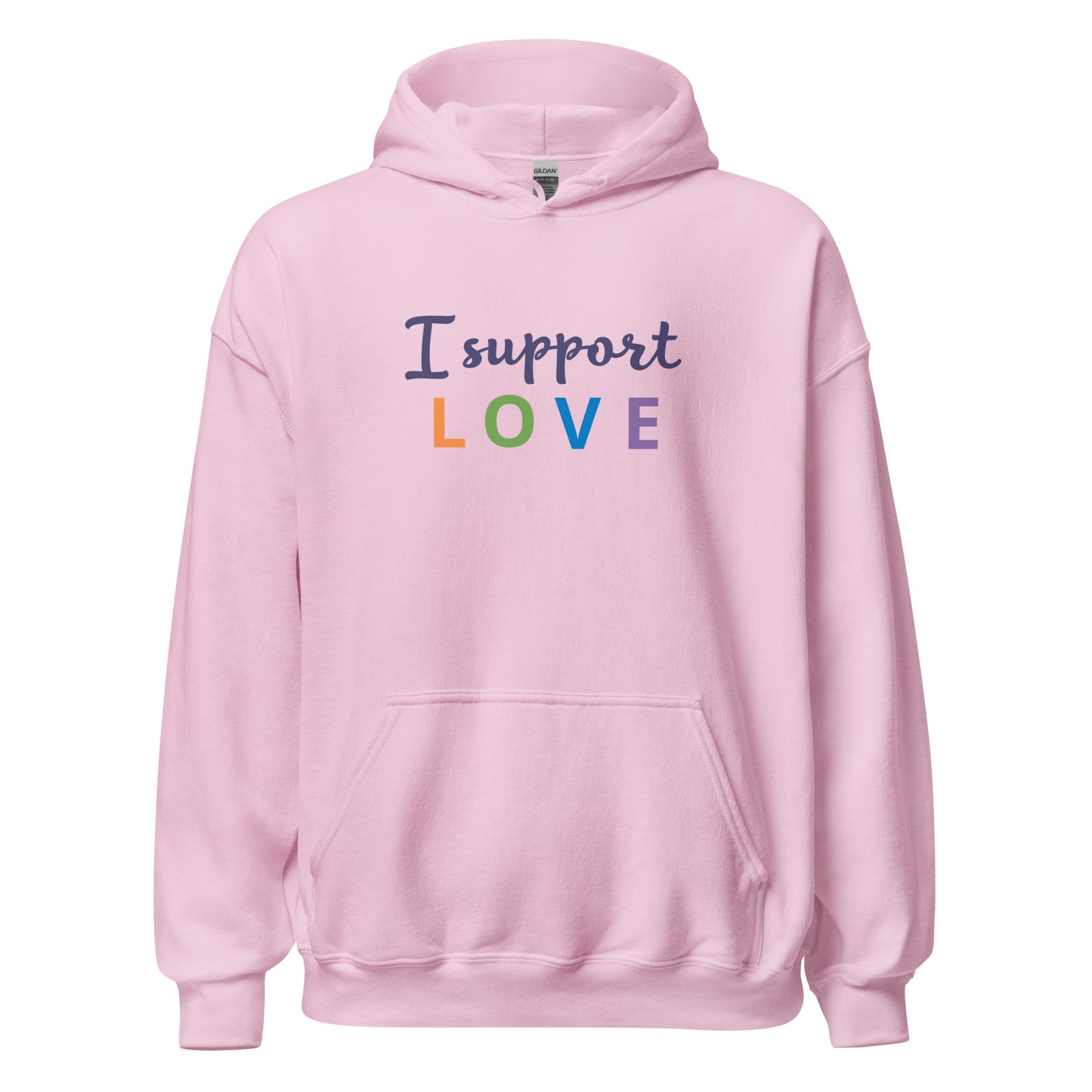 Unisex Heavy Blend Hoodie I Support Love