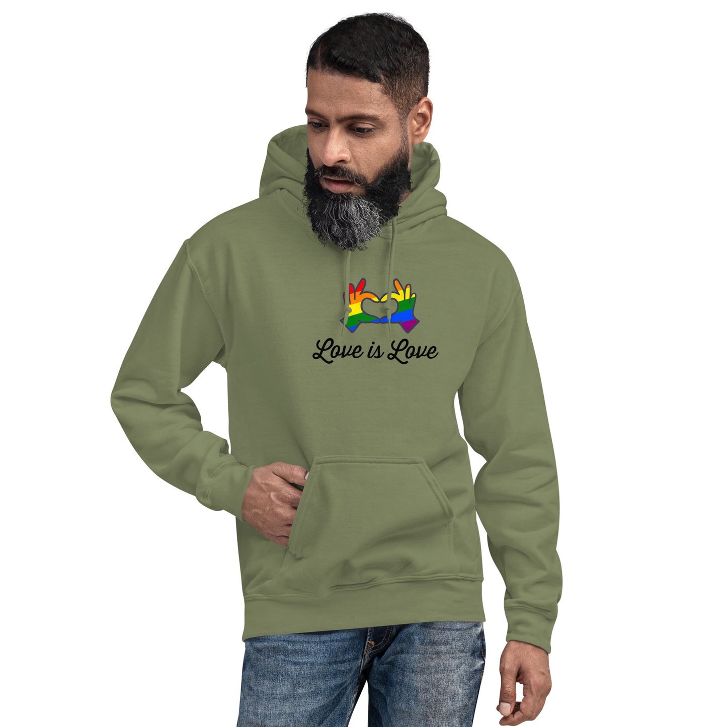 Unisex Heavy Blend Hoodie Love is Love