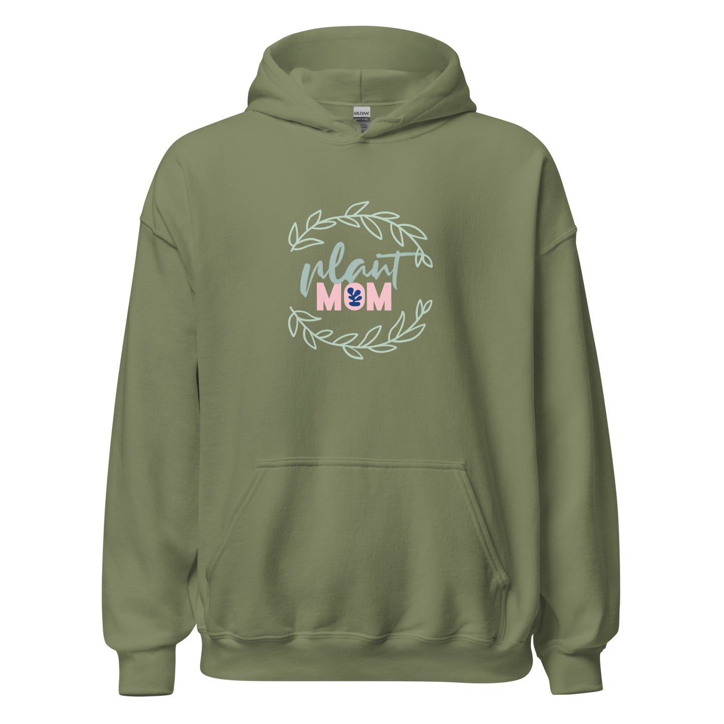 Unisex Heavy Blend Hoodie Plant Mom Wreath