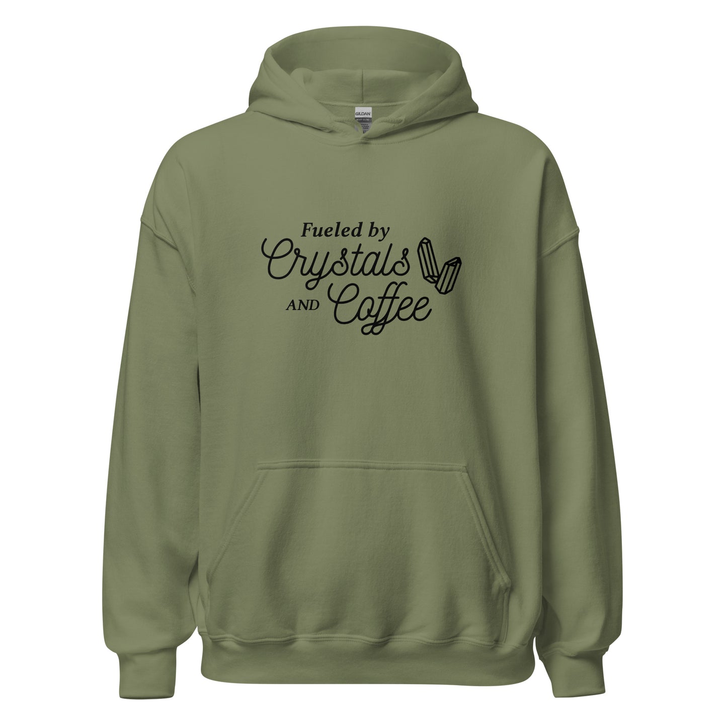 Unisex Heavy Weight Hoodie Crystals and Coffee