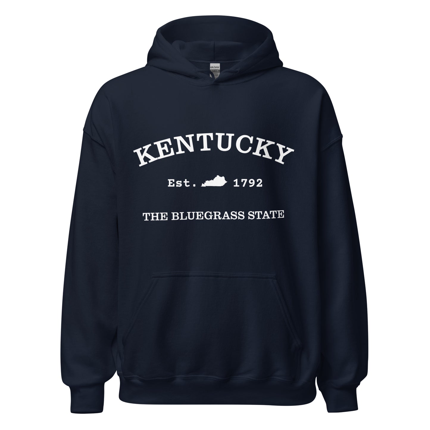 Unisex Heavy Blend Hoodie Kentucky white ink