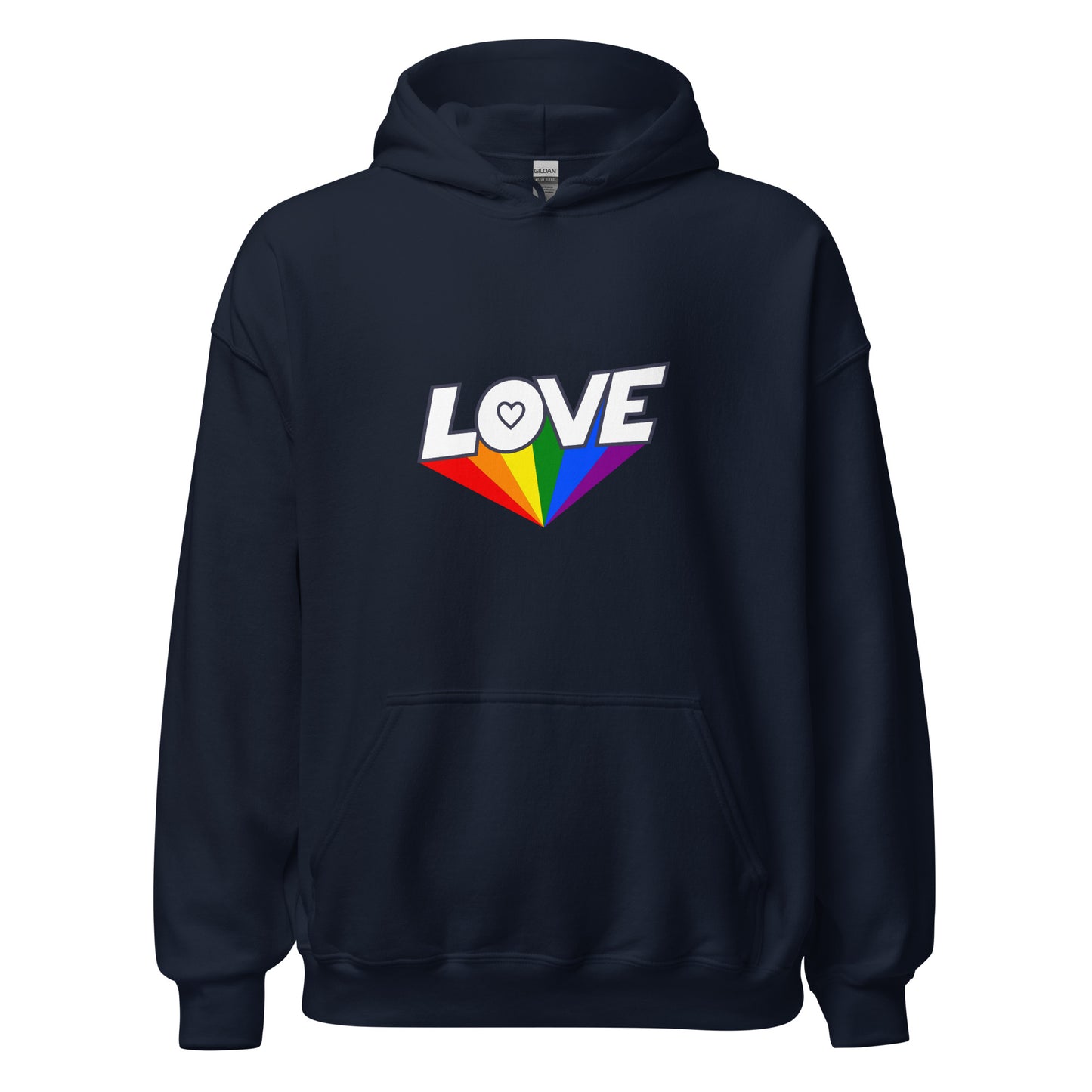 Unisex Heavy Blend Hoodie Love Rainbow Ray