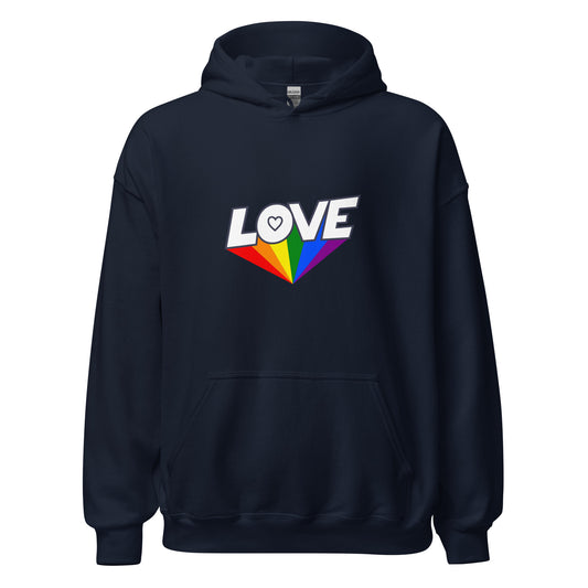 Unisex Heavy Blend Hoodie Love Rainbow Ray