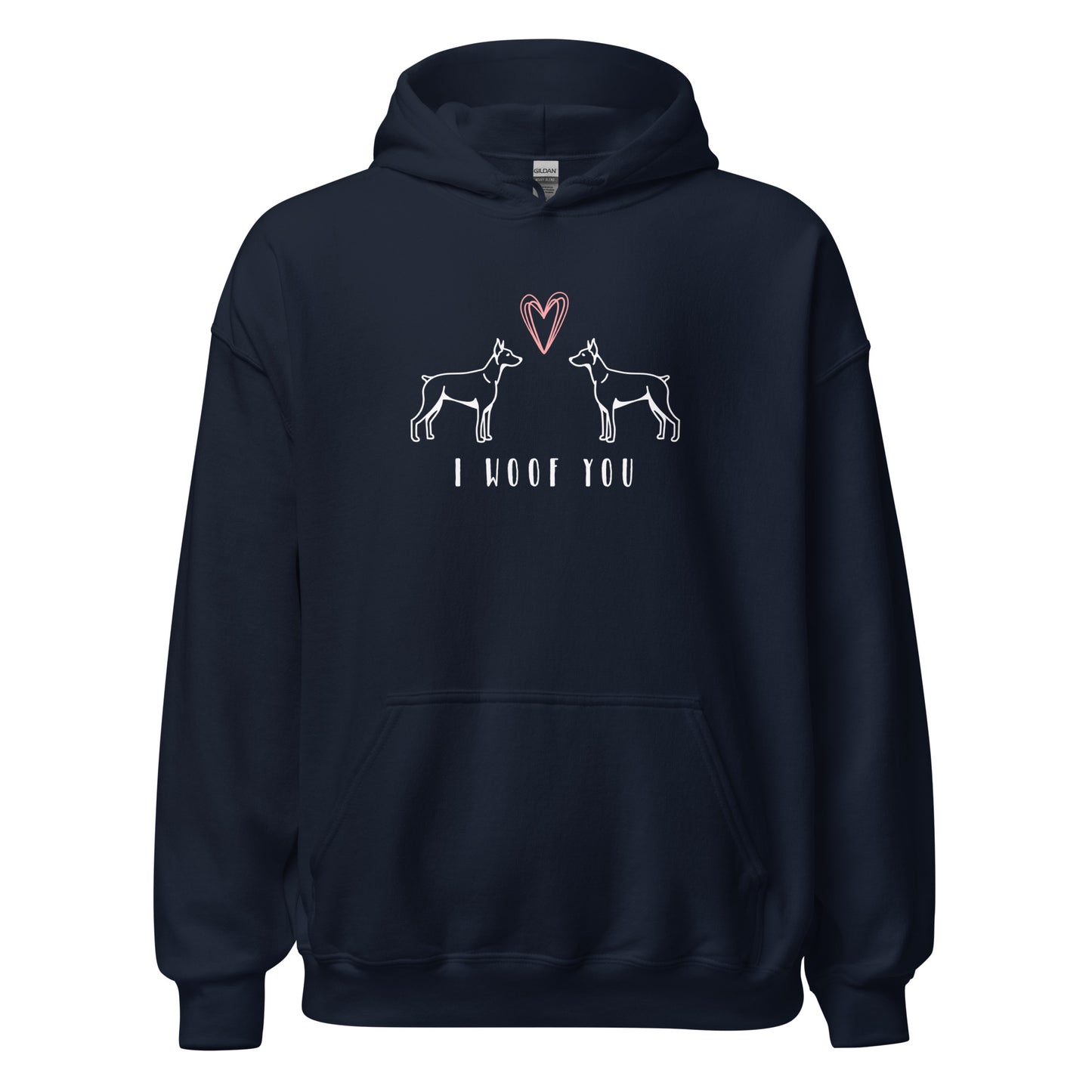 Unisex Heavy Blend Hoodie I Woof You