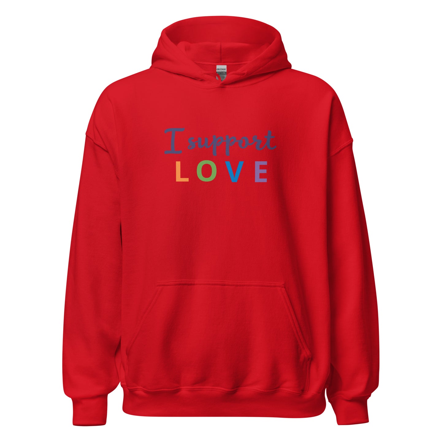 Unisex Heavy Blend Hoodie I Support Love