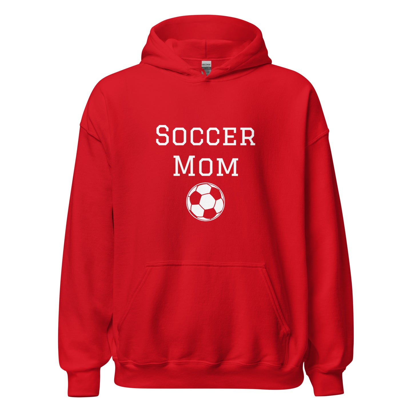 Unisex Heavy Blend  Hoodie Soccer Mom White Ink