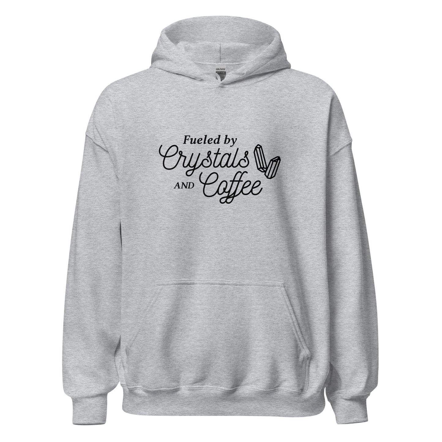 Unisex Heavy Weight Hoodie Crystals and Coffee