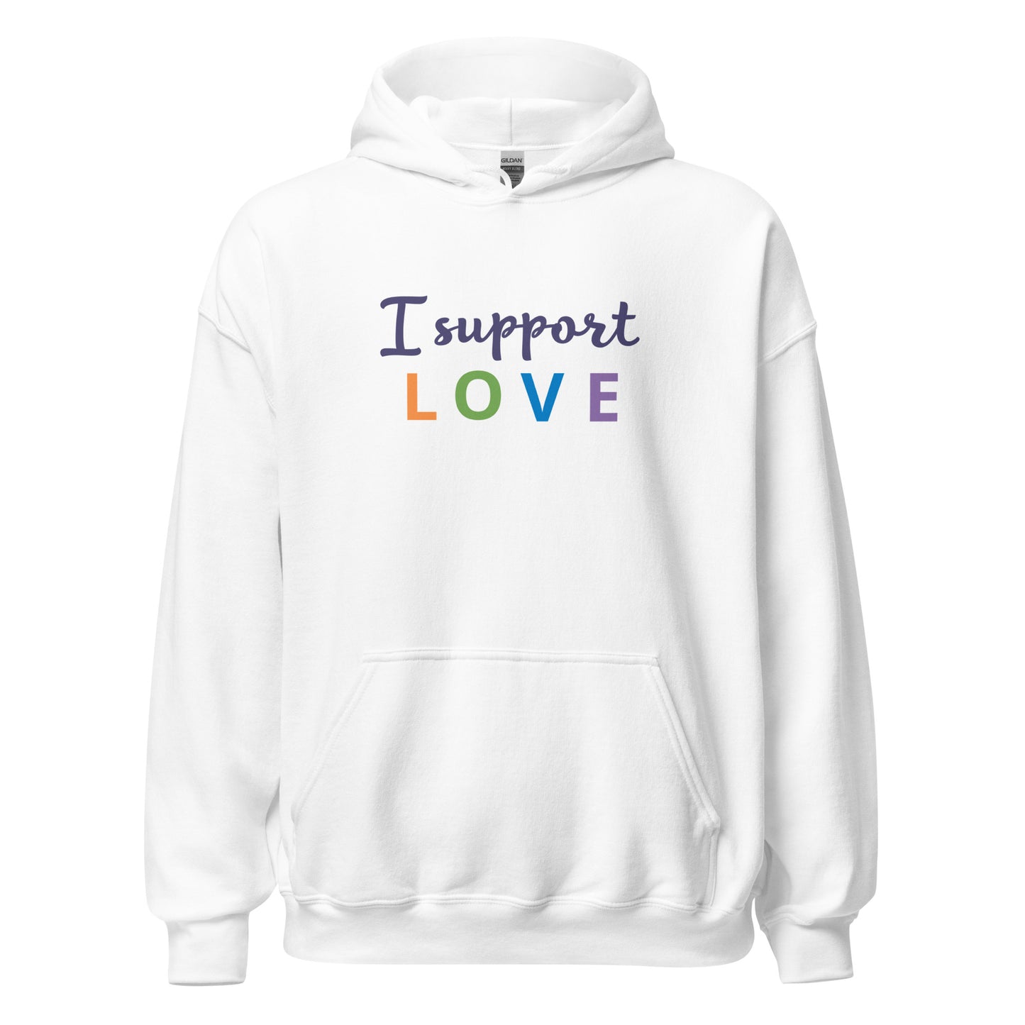 Unisex Heavy Blend Hoodie I Support Love