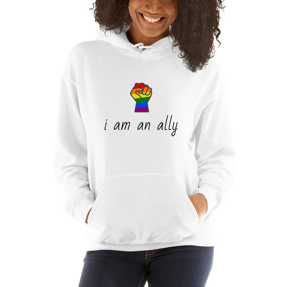 Unisex Heavy Blend Hoodie I am an Ally