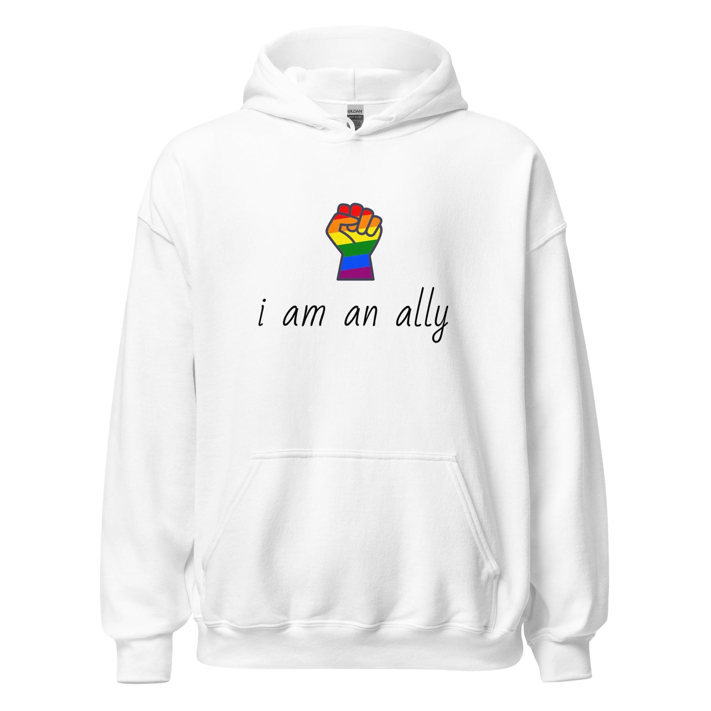 Unisex Heavy Blend Hoodie I am an Ally