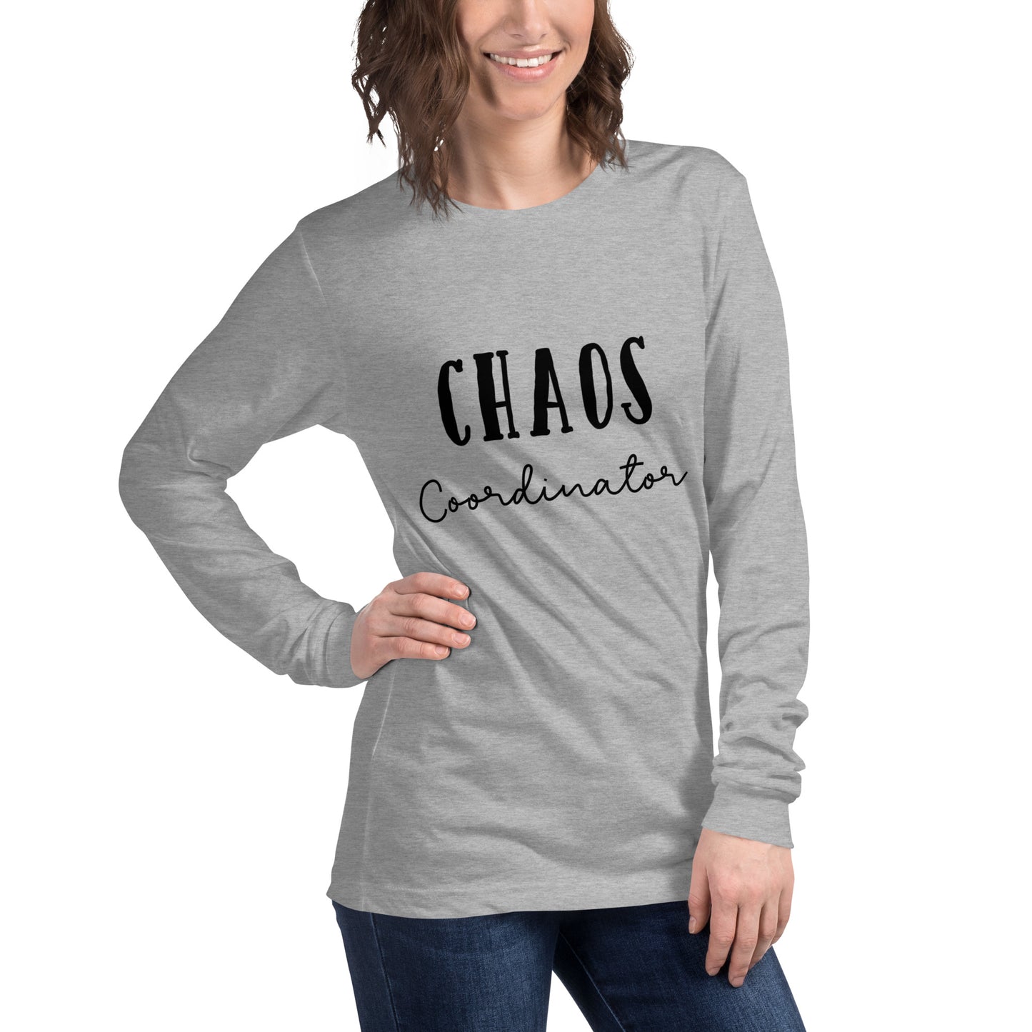 Unisex Long Sleeve Bella+Canvas Tee Chaos Coordinator