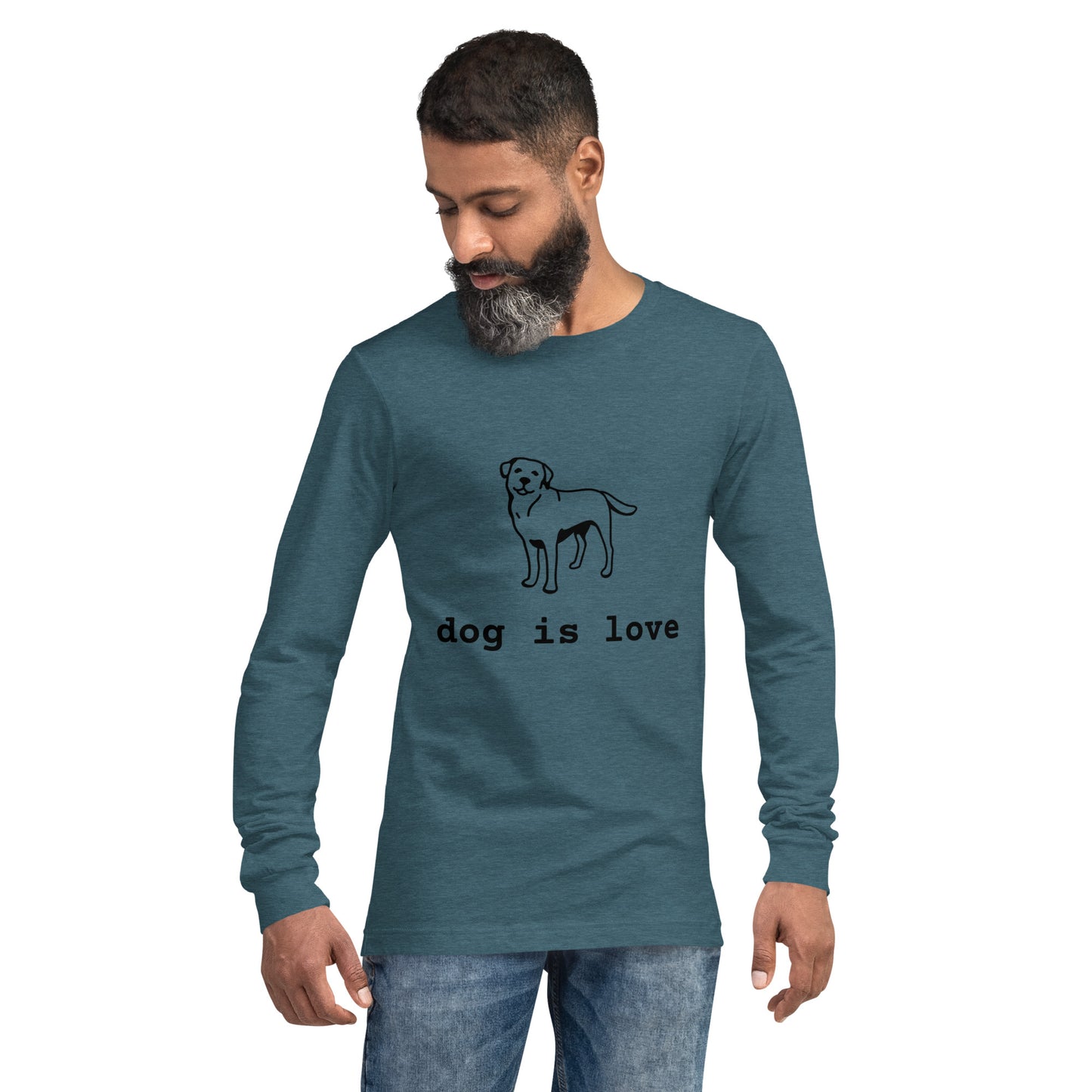 Unisex Long Sleeve Tee Dog is Love