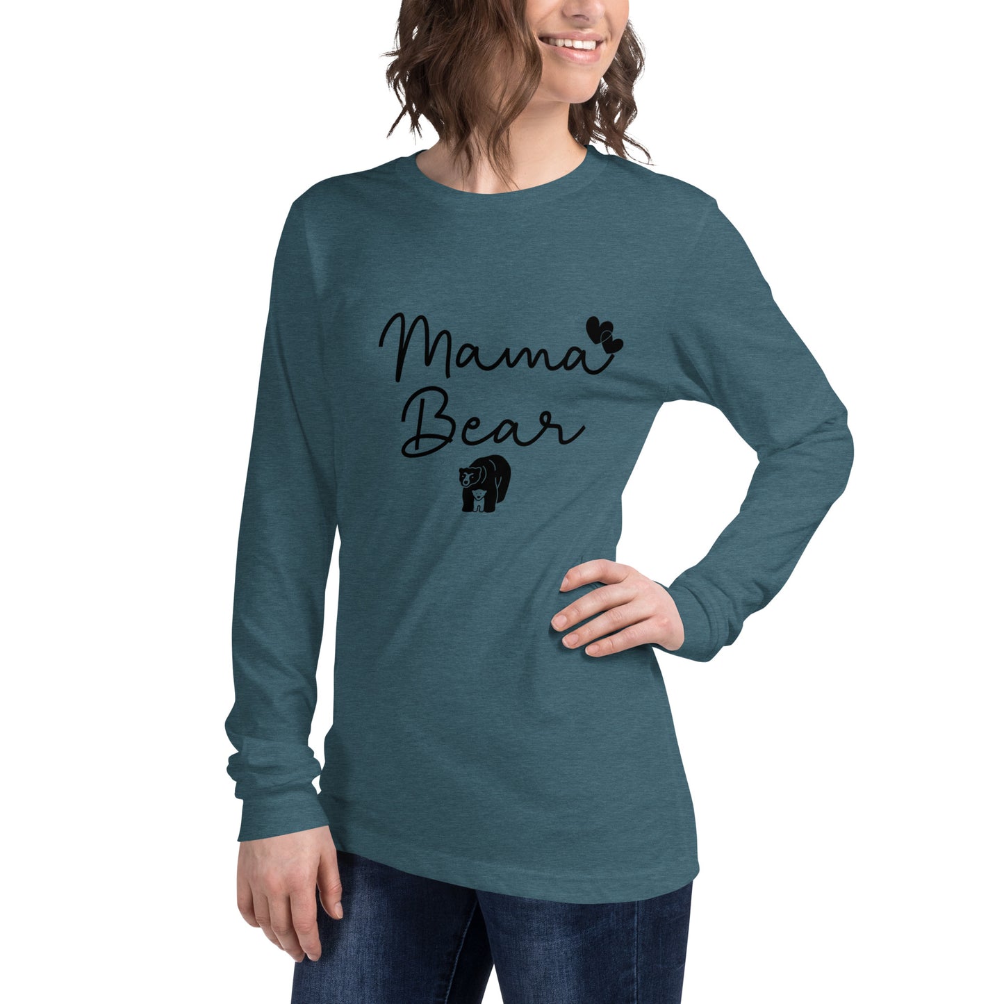 Unisex Long Sleeve Bella+Canvas Tee Mama Bear