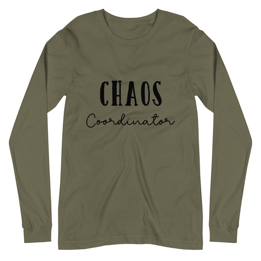 Unisex Long Sleeve Bella+Canvas Tee Chaos Coordinator