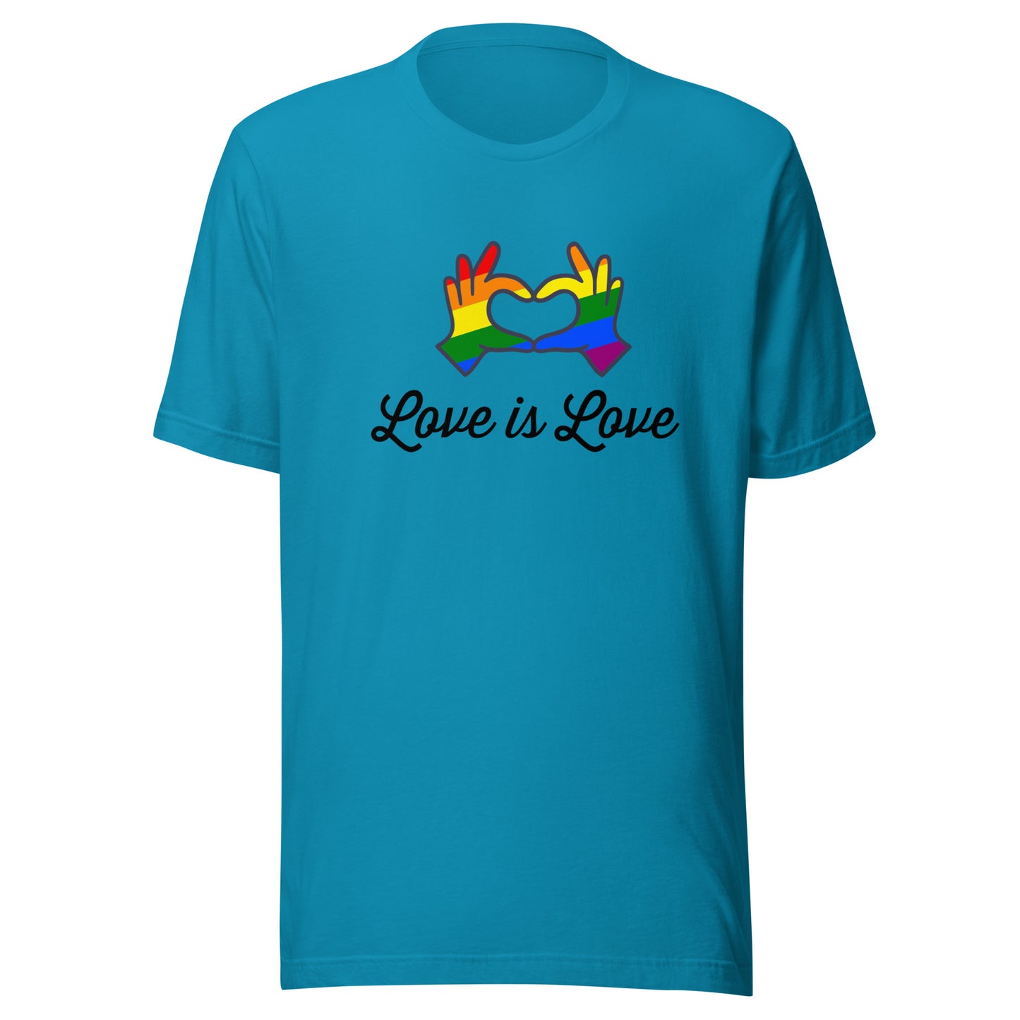 Unisex Short Sleeve Bella+Canvas Tee Love is Love