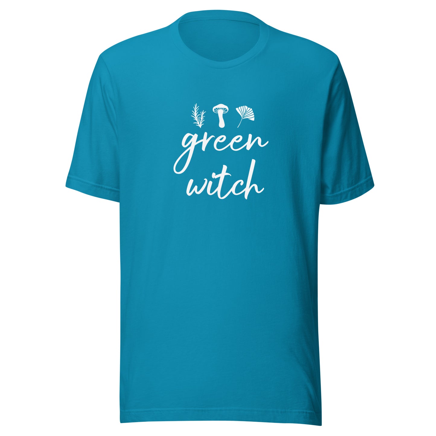 Unisex Short Sleev Bella+Canvas Tee Green Witch