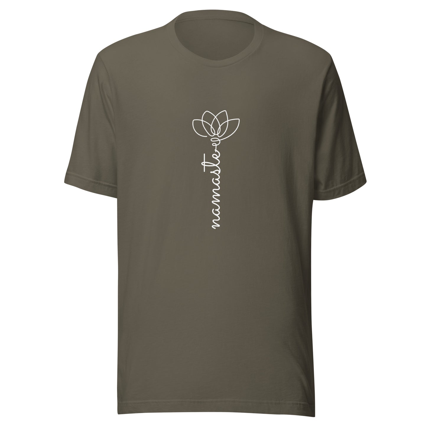 Unisex Short Sleeve Bella+Canvas Tee Namaste Lotus Line