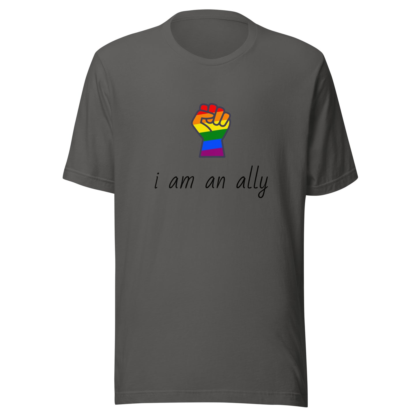 Unisex Short Sleeve Bella+Canvas Tee I am an Ally