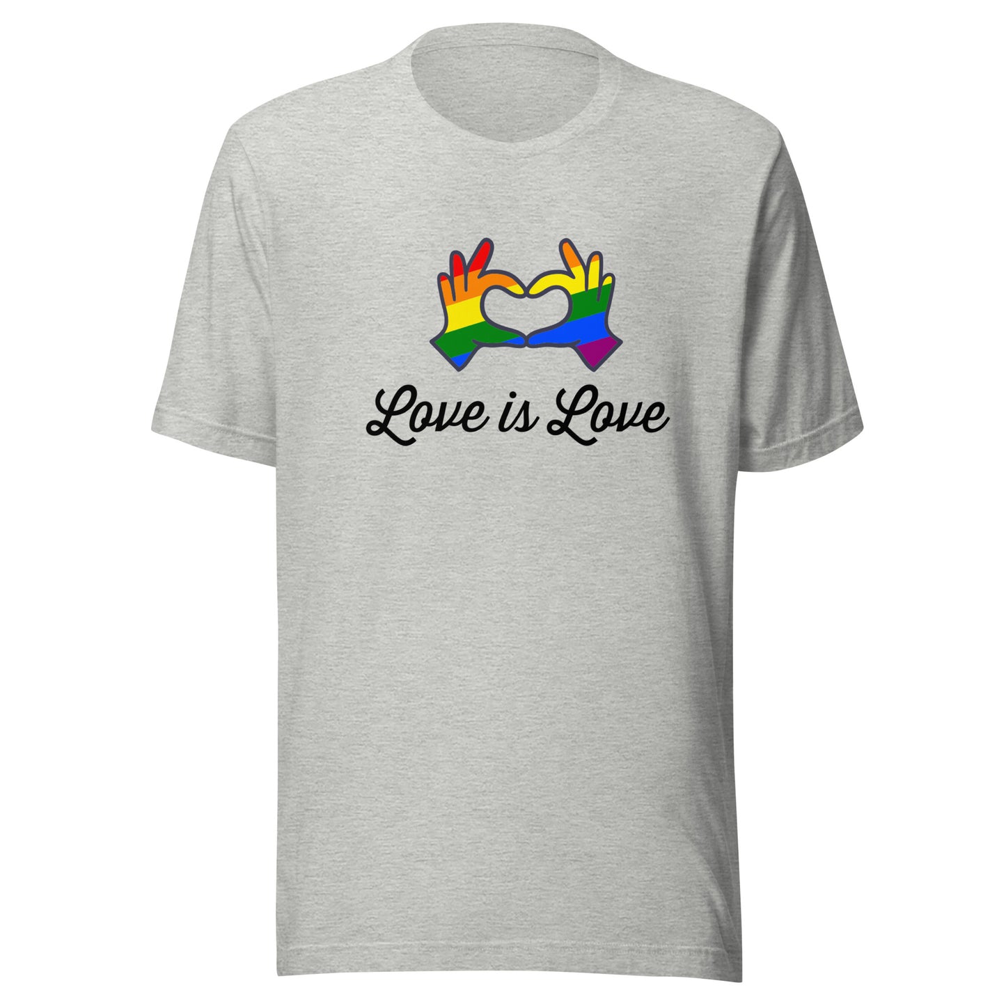 Unisex Short Sleeve Bella+Canvas Tee Love is Love