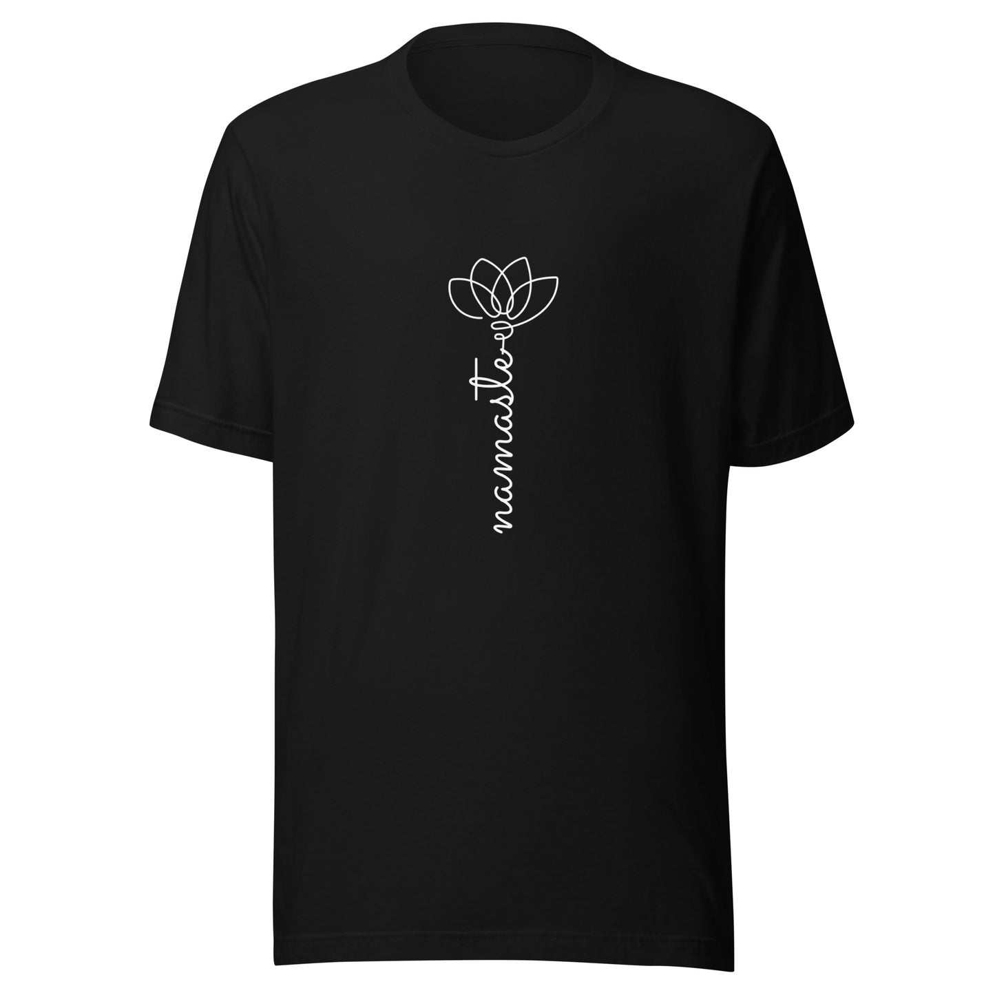 Unisex Short Sleeve Bella+Canvas Tee Namaste Lotus Line