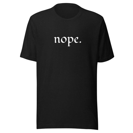 Unisex Bella+Canvas Short Sleeve Tee Nope