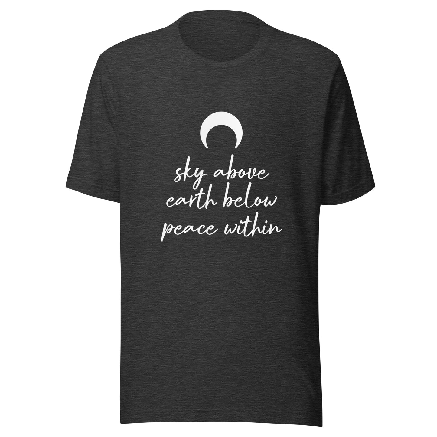 Unisex Short Sleeve Bella+Canvas Tee Crescent Moon Sky Above