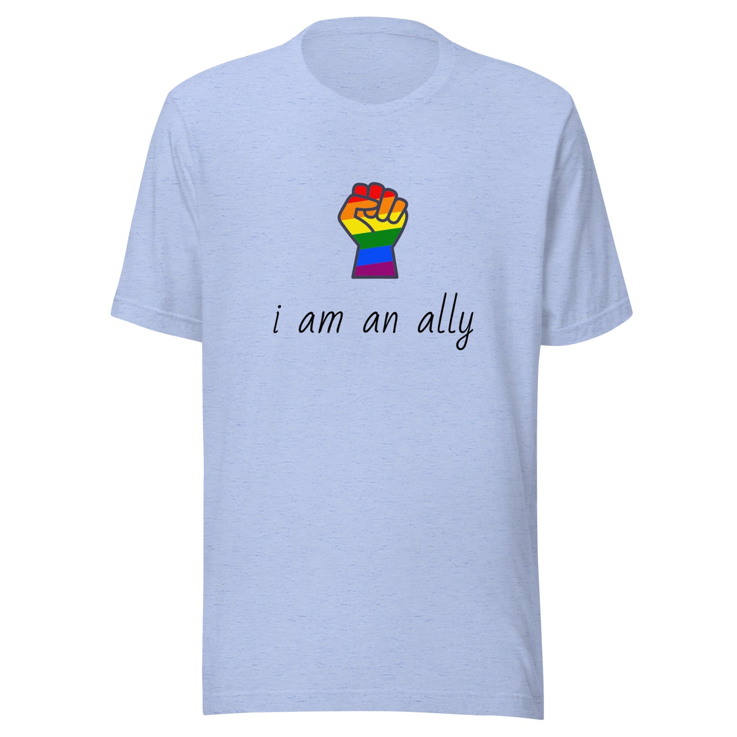 Unisex Short Sleeve Bella+Canvas Tee I am an Ally