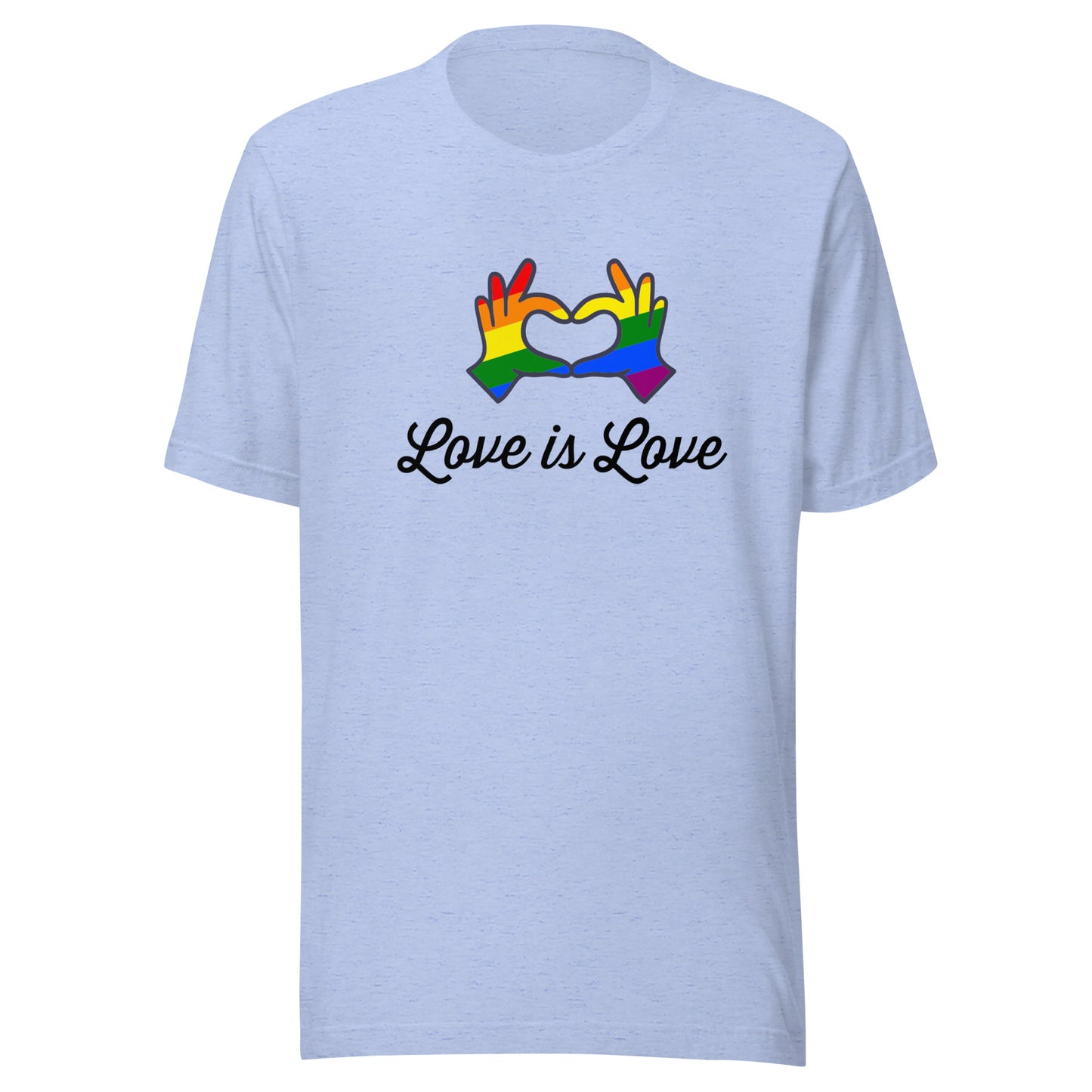 Unisex Short Sleeve Bella+Canvas Tee Love is Love