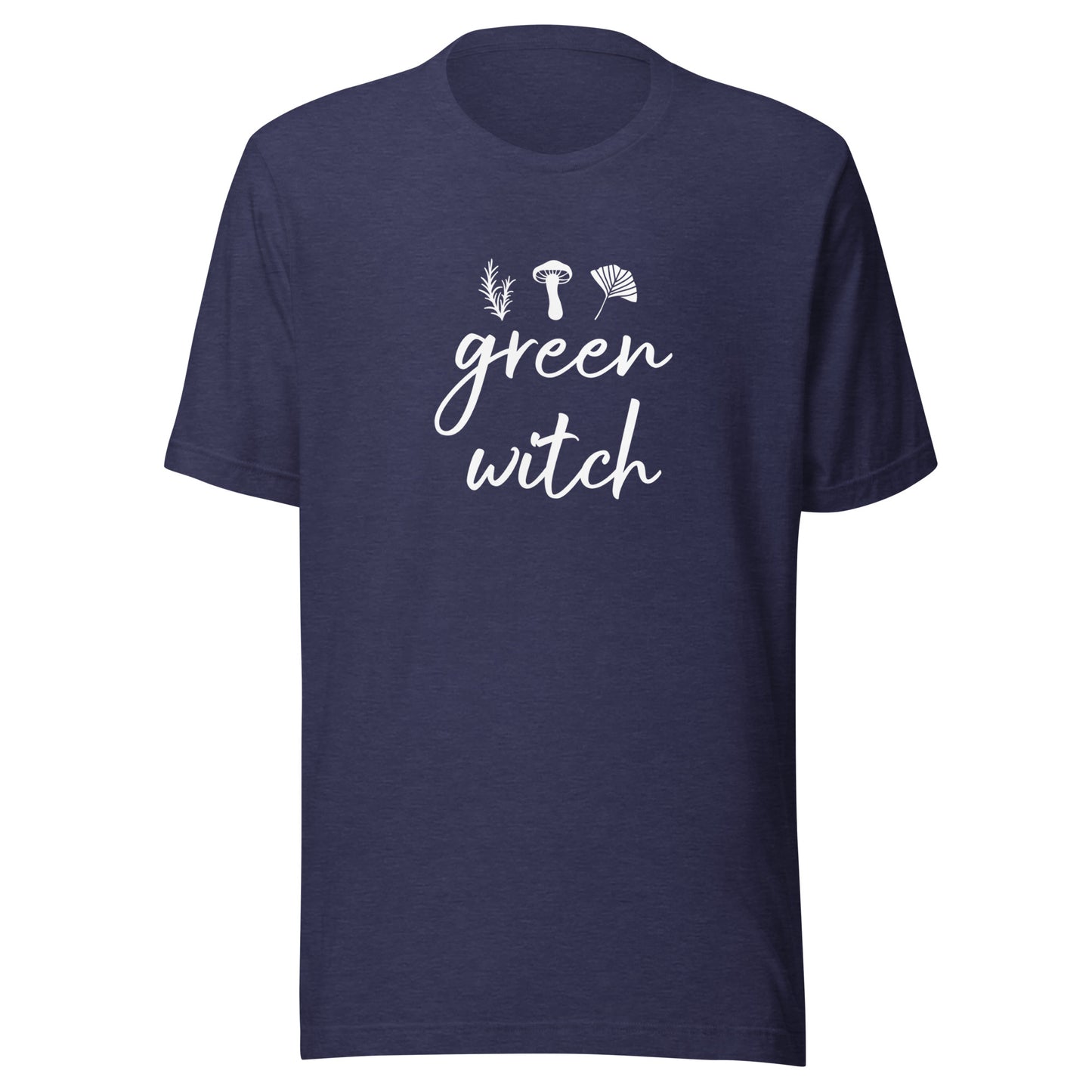 Unisex Short Sleev Bella+Canvas Tee Green Witch