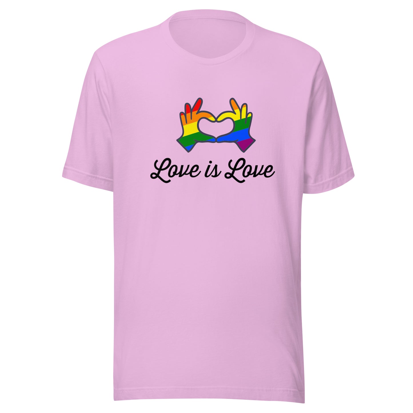 Unisex Short Sleeve Bella+Canvas Tee Love is Love