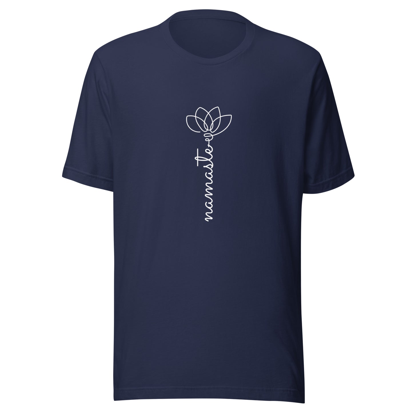 Unisex Short Sleeve Bella+Canvas Tee Namaste Lotus Line