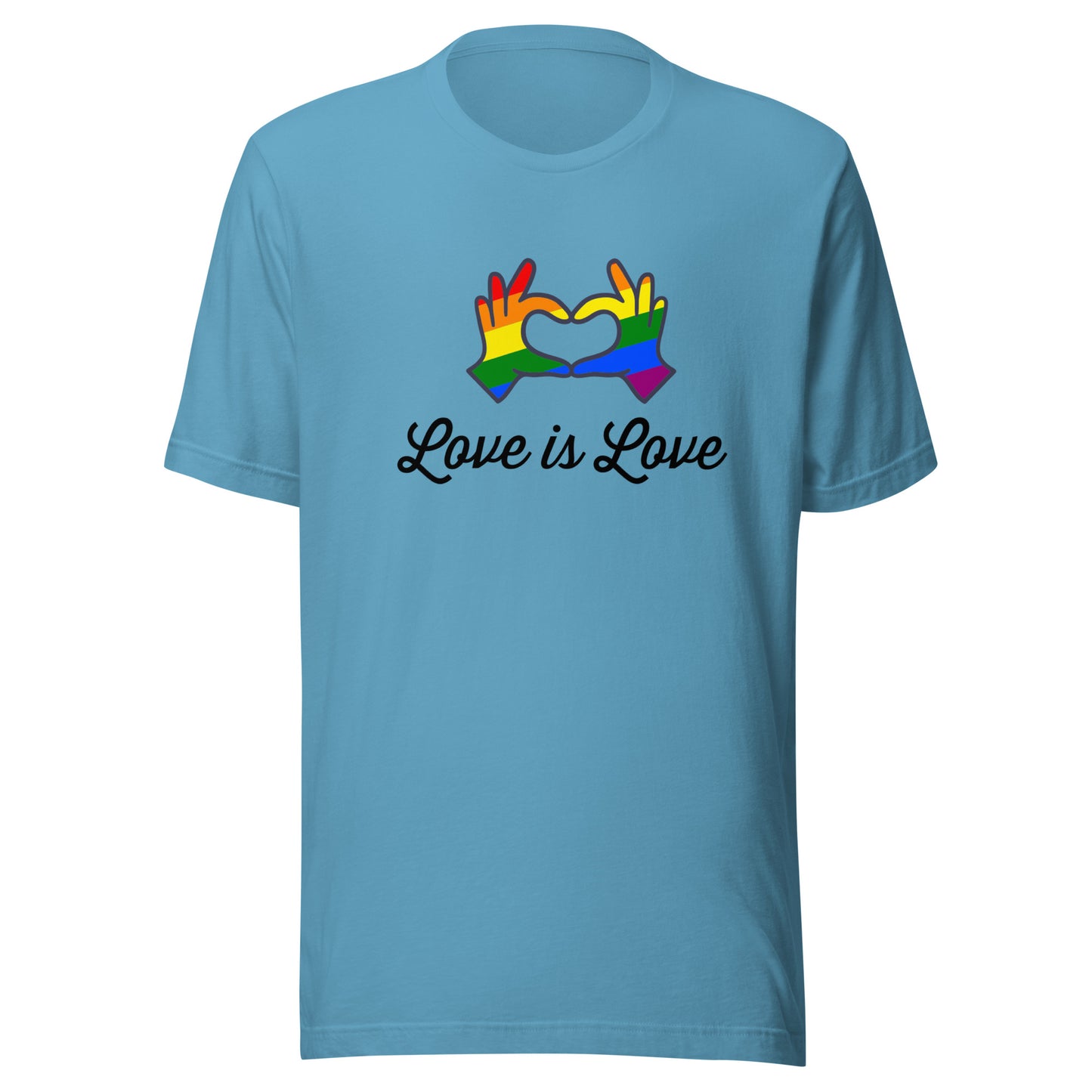 Unisex Short Sleeve Bella+Canvas Tee Love is Love