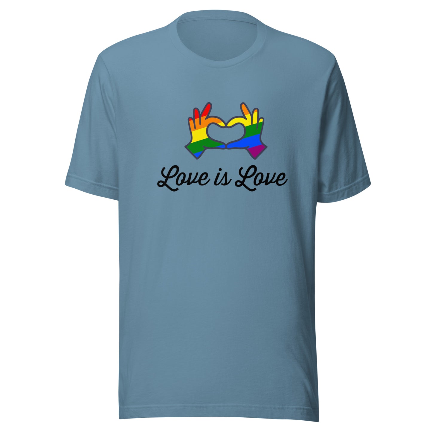 Unisex Short Sleeve Bella+Canvas Tee Love is Love