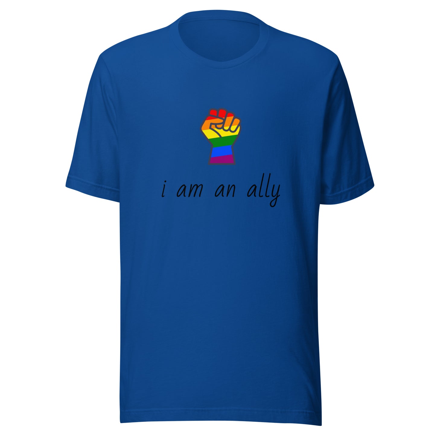 Unisex Short Sleeve Bella+Canvas Tee I am an Ally