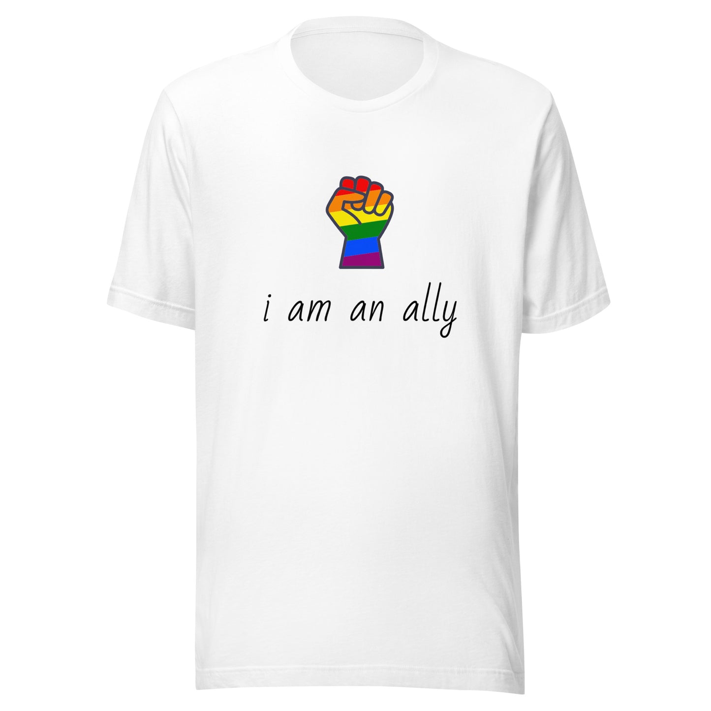 Unisex Short Sleeve Bella+Canvas Tee I am an Ally