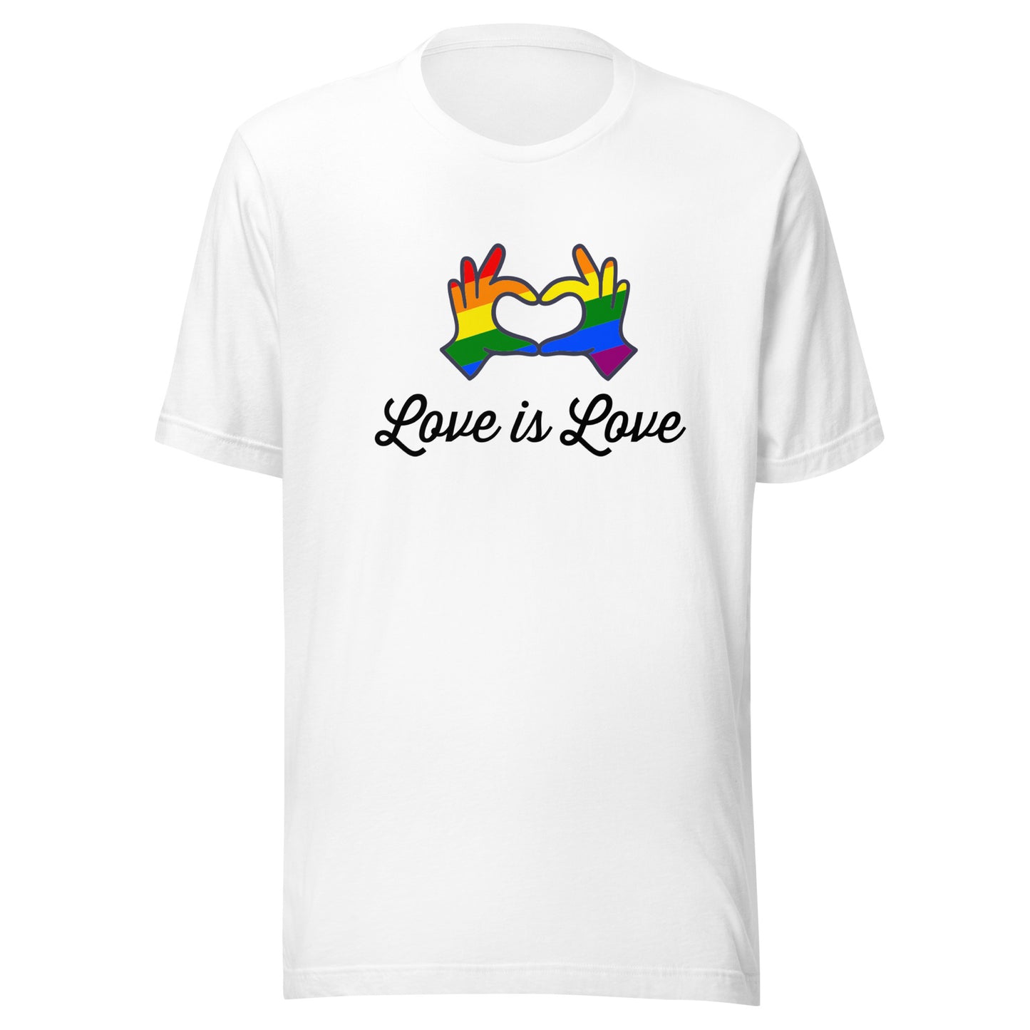 Unisex Short Sleeve Bella+Canvas Tee Love is Love