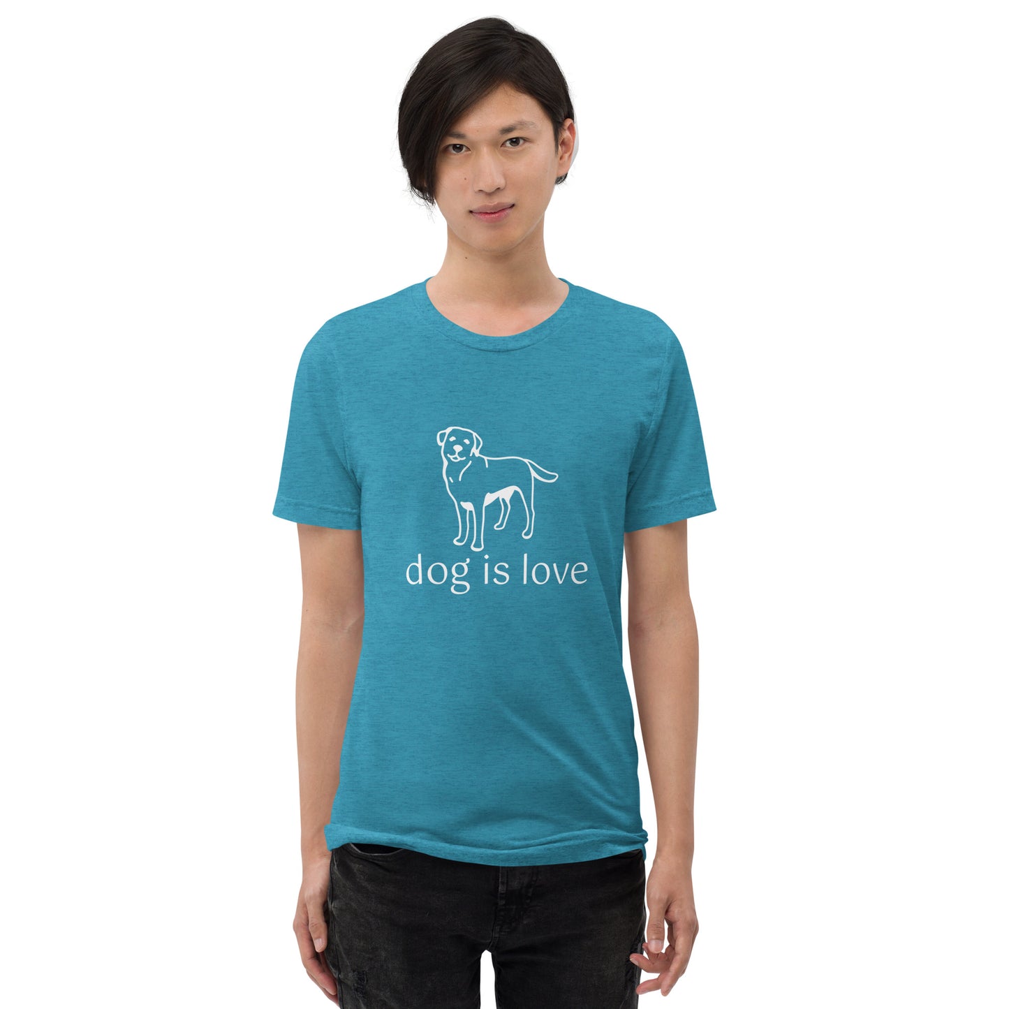 Unisex Short Sleeve Tee Dog is Love